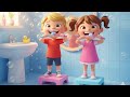 Brush Brush Brush Your Teeth 🦷| Morning &amp; Night Song for Kids | Fun Toothbrushing Rhyme 🪥✨