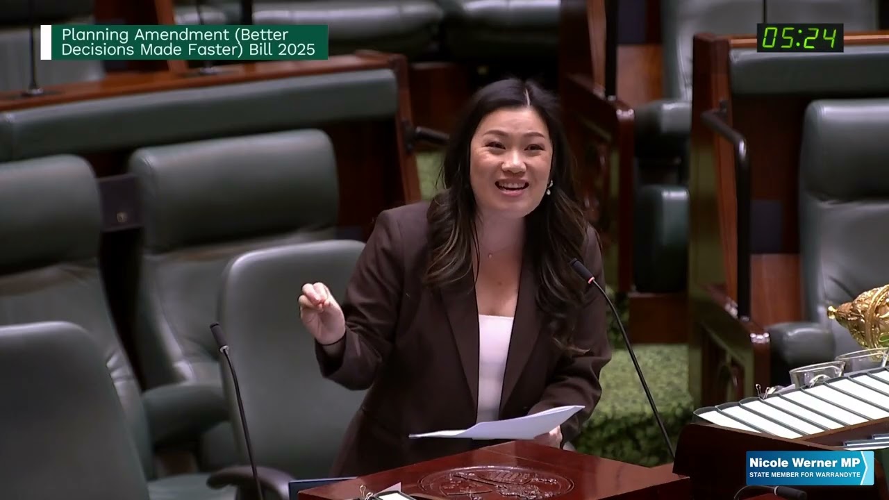 Planning Amendment Bill 2025 Full Speech | Nicole Werner MP