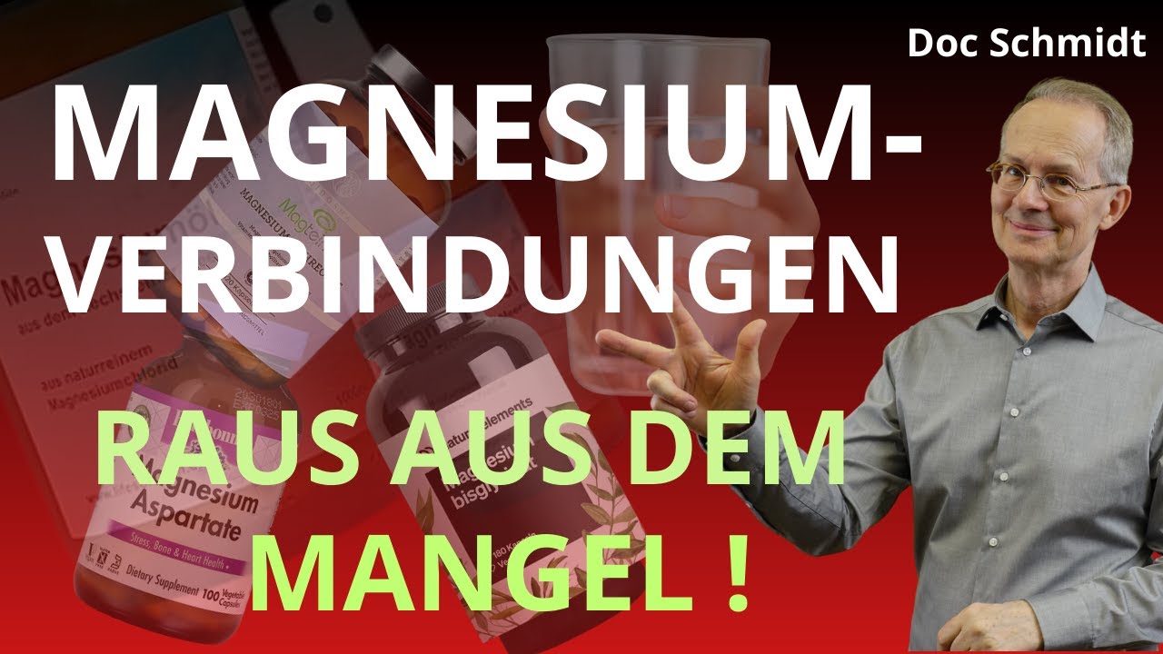 Die neuen Magnesium Verbindungen ! Welches besser nicht nehmen ! Da besser keinen Fehler machen.