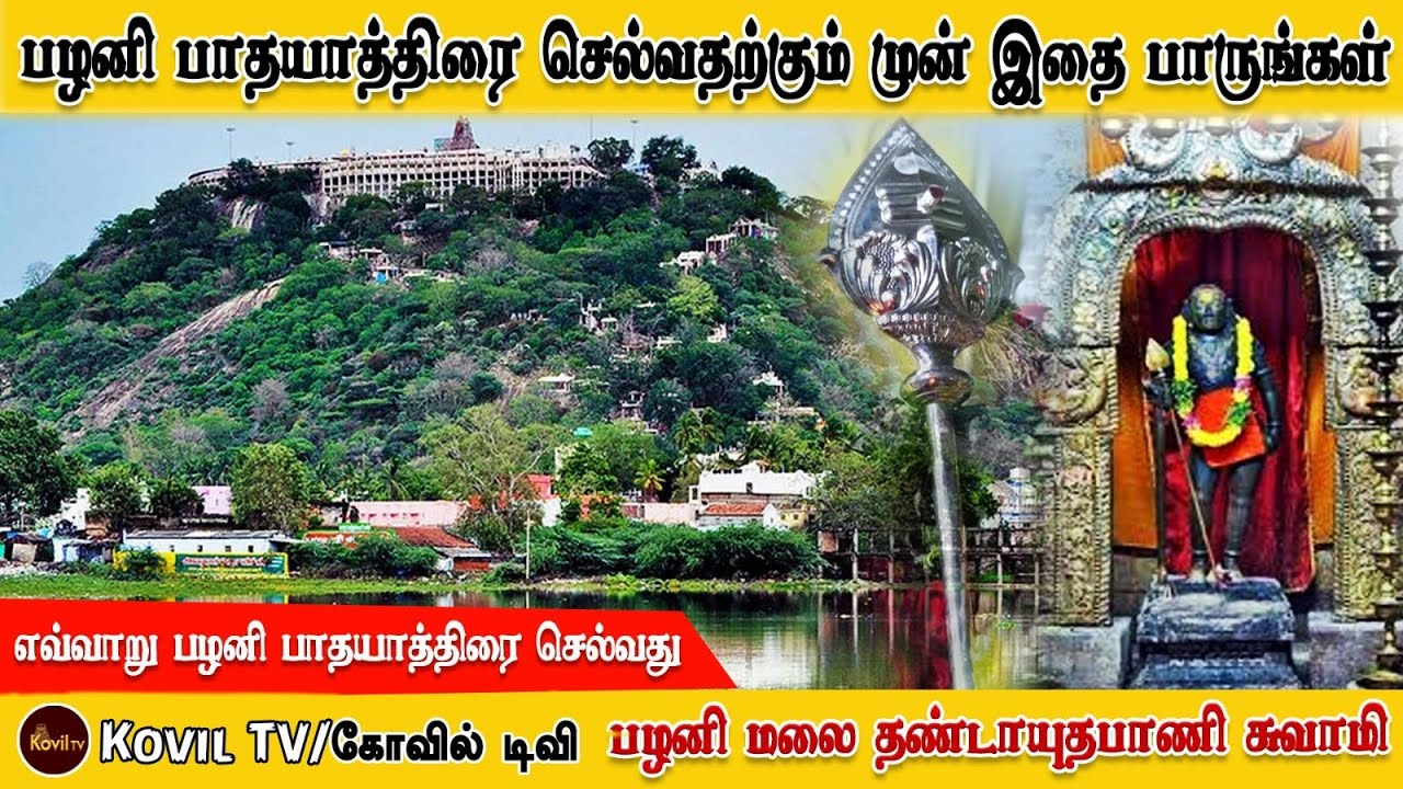 பழனி பாதயாத்திரை செல்வதற்கும் முன் இதை பாருங்கள் | எவ்வாறு பாதயாத்திரை செல்வது #kovil_tv #palani #yt