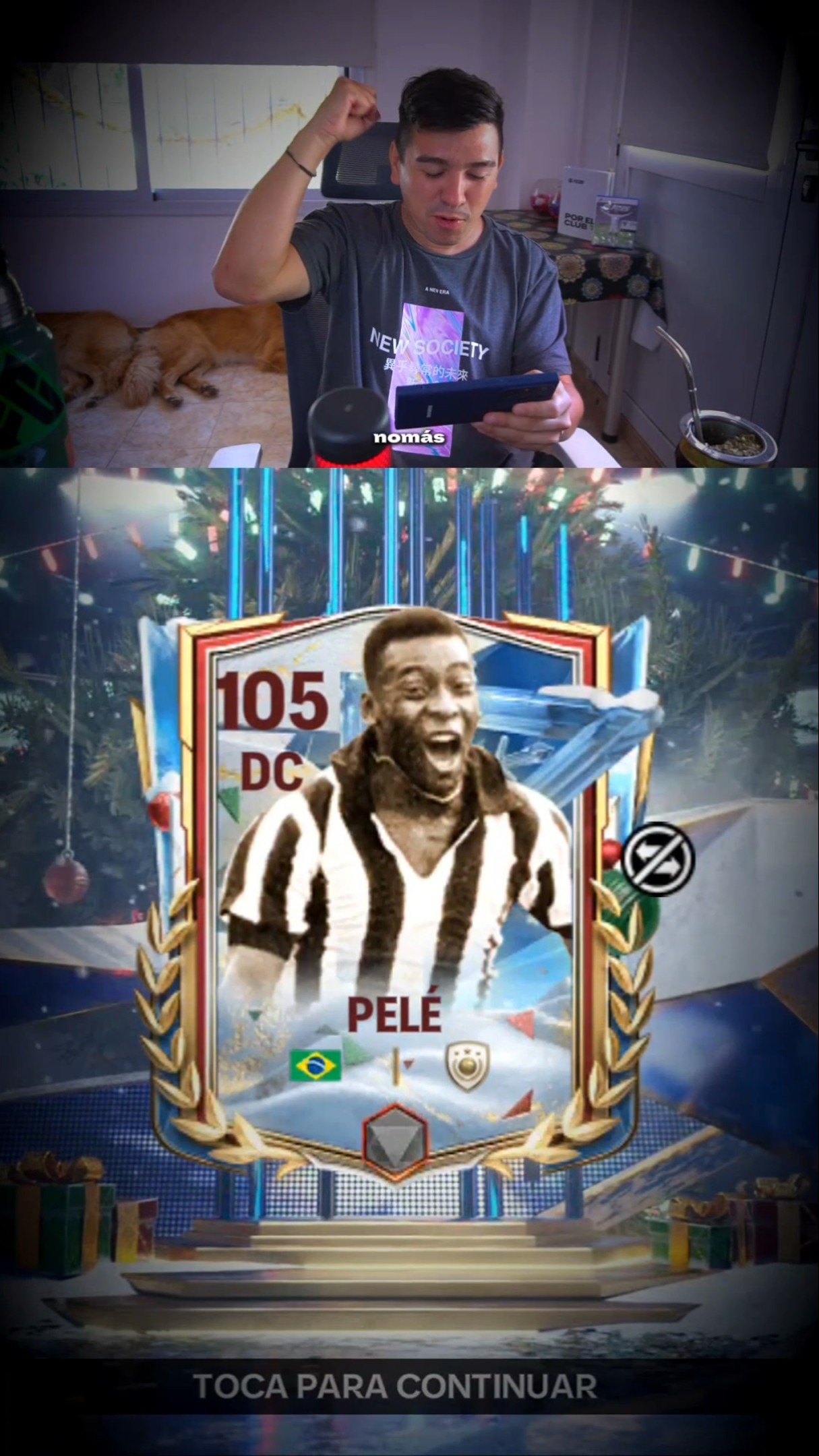 Sacamos a #Pelé #Icono #Prime en #FCMobile con más de 950 puntos y también #Héroe 105 #PackOpening