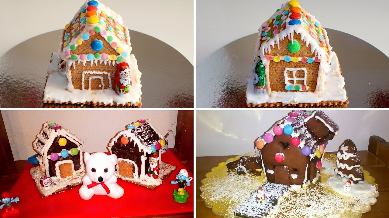 Χριστουγεννιάτικο Σπιτάκι με Πτι Μπερ - Εύκολο Μπισκοτόσπιτο