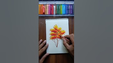 tree drawing #shorts #highlights #art #trending #painting #foryou #reels