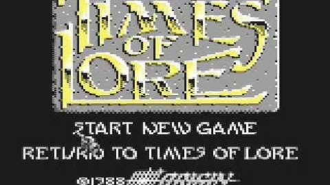 Theme from Times of Lore, Commodore 64, 1988, Martin Galway