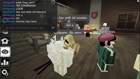 Forsaken exploiter loses with inf stamina 2 times