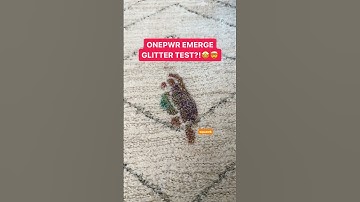 GLITTER TEST?!?! #cleaning #oddlysatisfying #satisfying #clean #cleaninghacks #cleaningmotivation