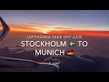 Stockholm to Munich | Lufthansa | Airbus A320 Take off (#61)