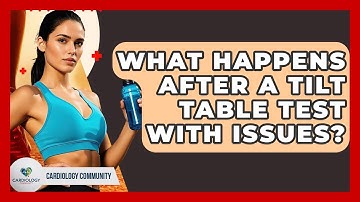 What Happens After A Tilt Table Test With Issues? - Cardiology Community