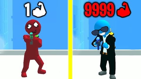 Paintman 3D! MAX LEVEL WEAPONS, CLOTHES, TALENTS, POWER EVOLUTION! (9999+ Level Color Shooter!)