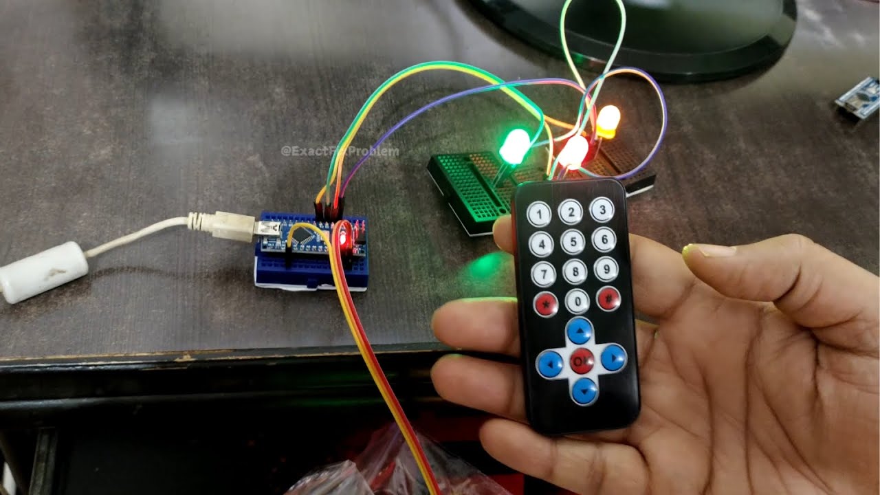 How to Make an IR Remote Controlled LED System - YouTube