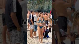 MANIFEST YOUR DREAMS in Maya Bay Beach #travelvlog #campergirl #fpy #aura