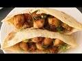 Pan Pita Casero con relleno de pollo