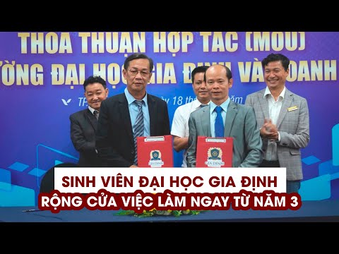 Video Sinh viên Trường ĐH Gia Định rộng cửa việc làm ngay từ... - youtube