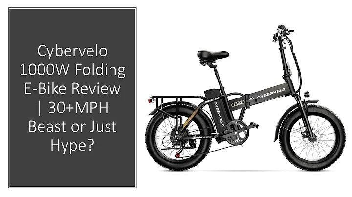 Cybervelo 1000W Folding E-Bike Review | 30+MPH Beast or Just Hype?