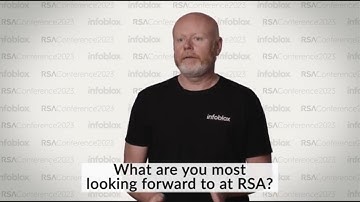 RSAC 2023 Expert Perspectives, Anthony James on Security and Infoblox