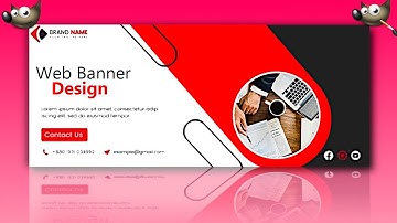 Gimp: how to make web banner in photoshop ! how to create web banner in photoshop
