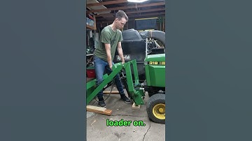 Quick & Easy Little Buck Loader Removal from a John Deere 318