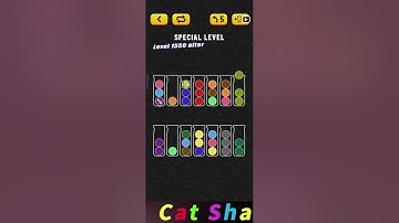 Ball Sort Puzzle Special Level after Level 1550 / Lock Ball and Key Ball and Question Mark Ball