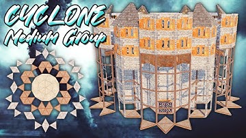 CYCLONE • Triple Bunker • Open Core • Wide Gap • Medium Group Base • RUST