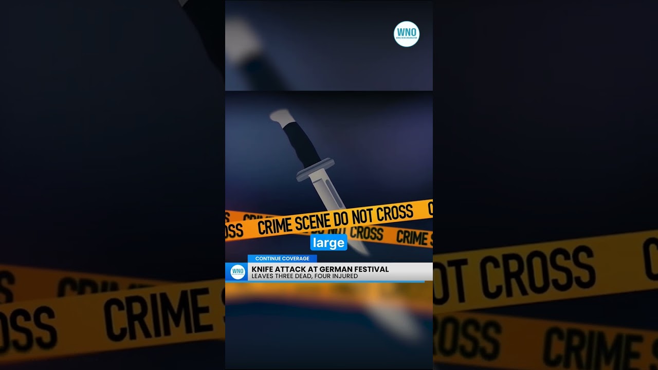 Knife Attack at German Festival Leaves Three Dead, Four Injured