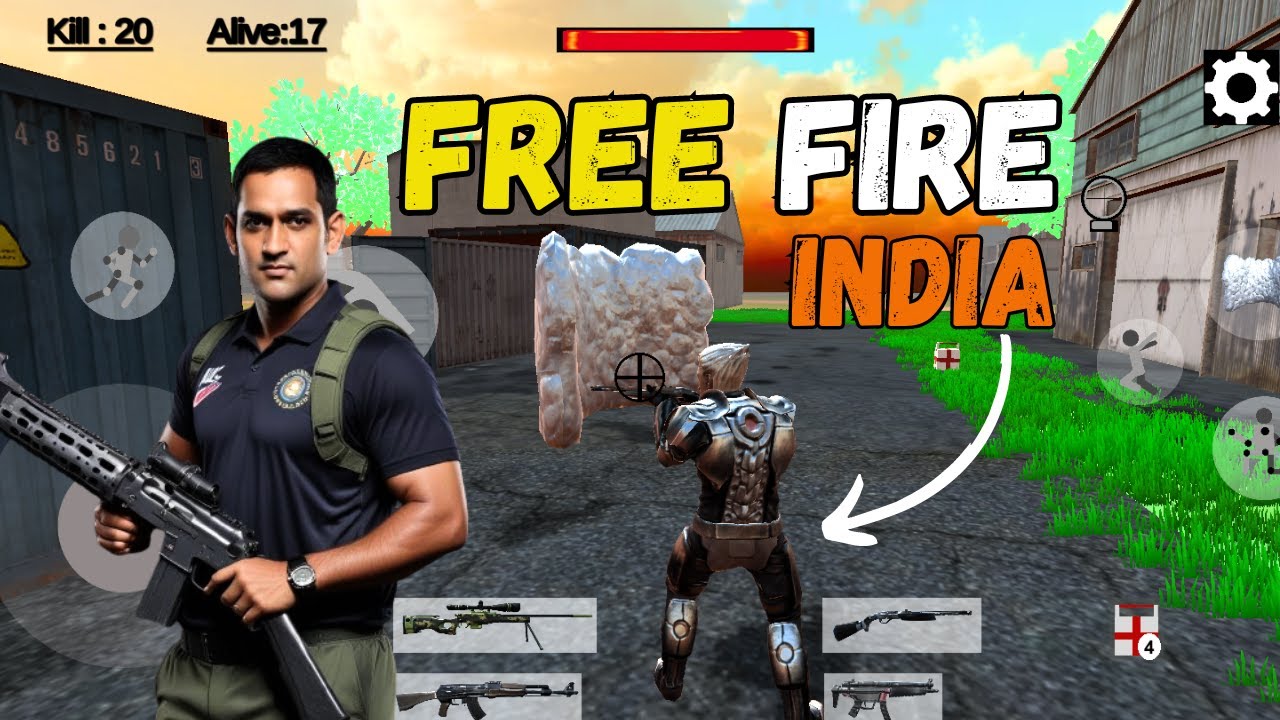 I made Free Fire India (Fan Made) | | ‪  