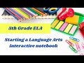 Reading Notebook Setup and Strategies Quiz