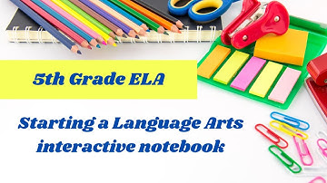 How to set up your reading notebook // 5th grade reading online