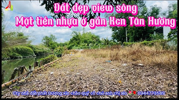 Kh1700 Bán đất mặt tiền nhựa ở gần khu công nghiệp Tân hương tỉnh tiền Giang có sẵn thổ cư giá rẻ