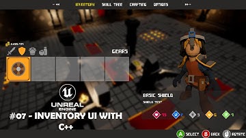 Unreal Engine #07 - Building User Widget/HUD/UI with C++
