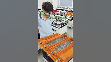 #chips #factoryautomation #electroniccomponents #smartmanufacturing #sortingmachine