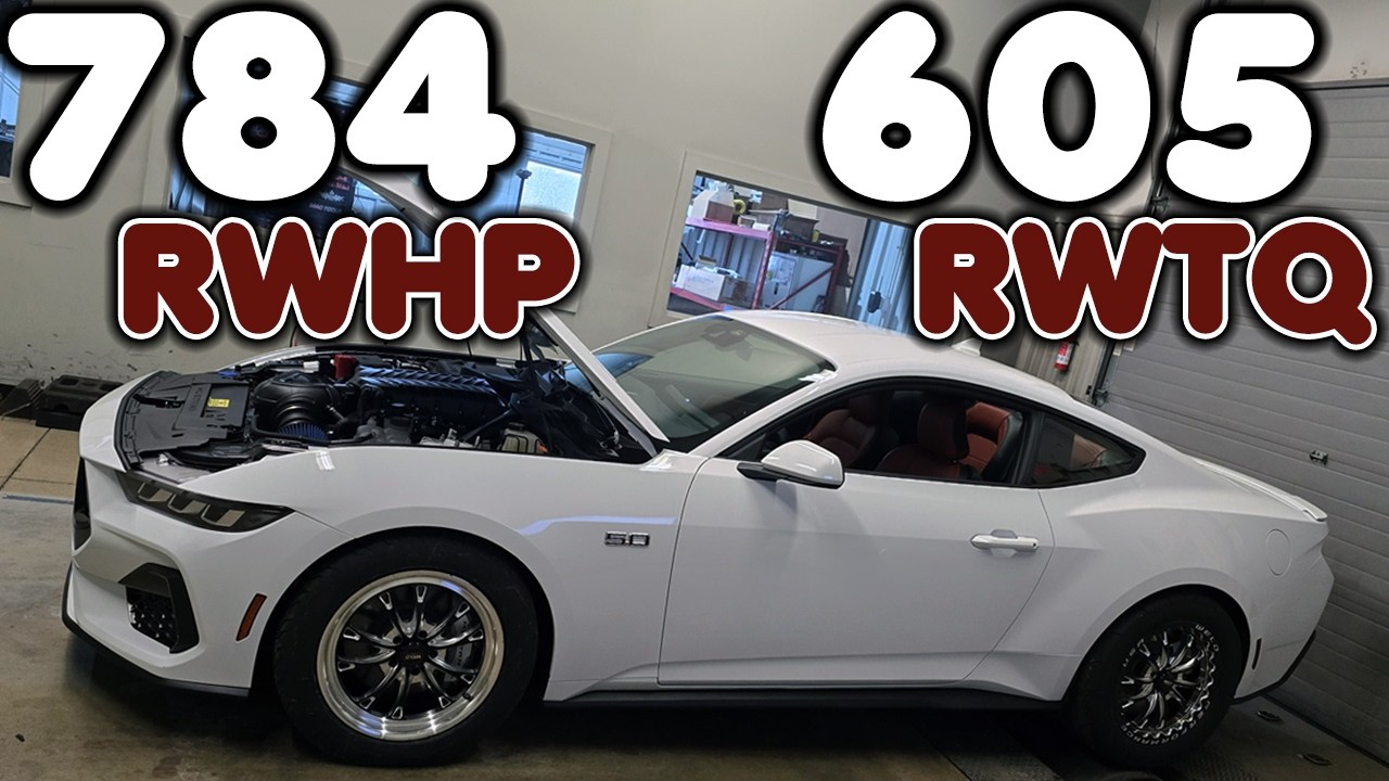 Mustang 2024 года, автоматическая коробка передач, 780 л.с. на задних колёсах (на динамометрическ...