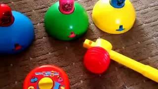 Whack Attack Vintage Children's Hit Them Hammer Toy Game 1988!