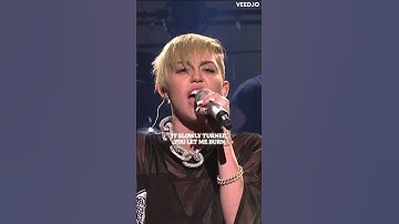 Thumbnail of Miley Cyrus' Live Wrecking Ball Performance