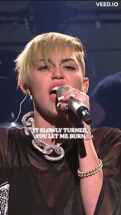 Miley Cyrus' Live Wrecking Ball Performance