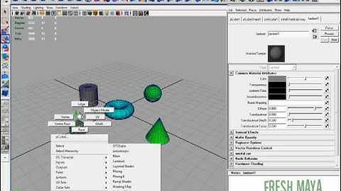 Fresh Maya Tutorial:  Zero To Hero (Episode 0006) Adding Color