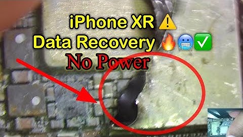 iPhone XR No Power Data Recovery. Light not working. Full Short. Water damage repair