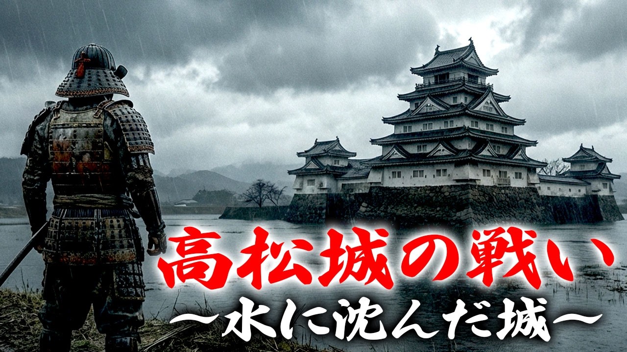 【本能寺の前夜】豊臣秀吉が戦国最大の「水攻め」で城を沈めた高松城の戦い｜清水宗治の忠義と備中高松城の悲劇