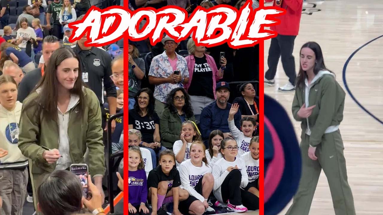 ⁣Caitlin Clark Hilariously Convincing Lynx Kids to Cheer for Fever Instead! Moment Is Going VIRAL😂