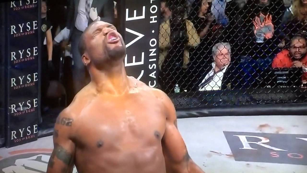 Rampage Jackson knocks out mexicutioner YouTube