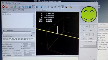 Gcode on the fly for Rotary CNC