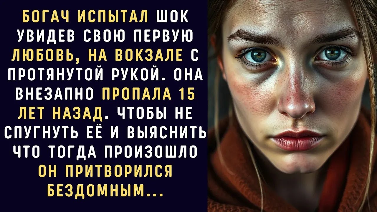 БОГАЧ испытал ШОК УВИДЕВ свою первую любовь, на вокзале с протянутой рукой  Она внезапно пропала
