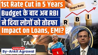 RBI MPC Cuts Repo Rate For First Time In 5 years | Impact On Indian Economy? By Ankit Agrawal