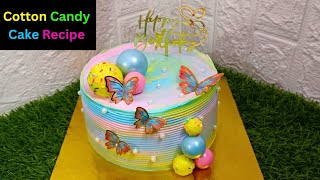 Cotton Candy Cake Video Cotton Candy Cake Recipe Bhakkiya Table Treat Homemade Cakes