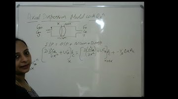 Non Ideal Flow Lecture 38 Axial Dispersion Model with Reaction, Tanks in Series Model