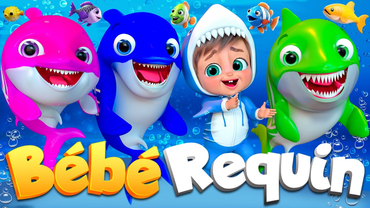 Bébé Requin Chante et Danse | Comptines Et Chansons | À Bébé Chanson @SuperLucaLEFrancais