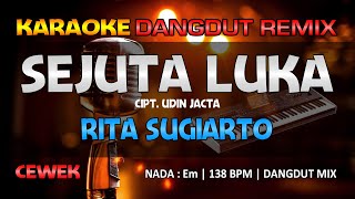 Sejuta Luka - Rita Sugiarto || RoNz Karaoke Dangdut Remix