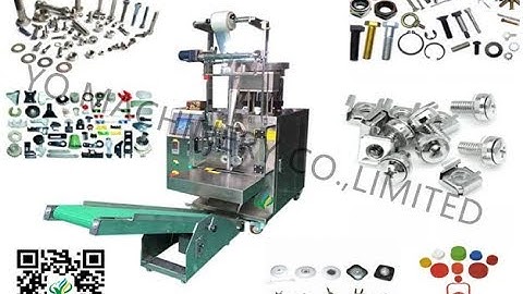 automatic  accessory vffs machine for screws bolts nuts vertical form fill seal packaging system