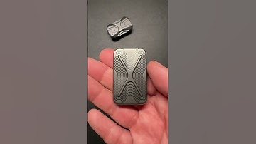 Magnus SuperX 3-Click Zirconium/SS Plates Slider #magnusindustries #fidgetslider #edc