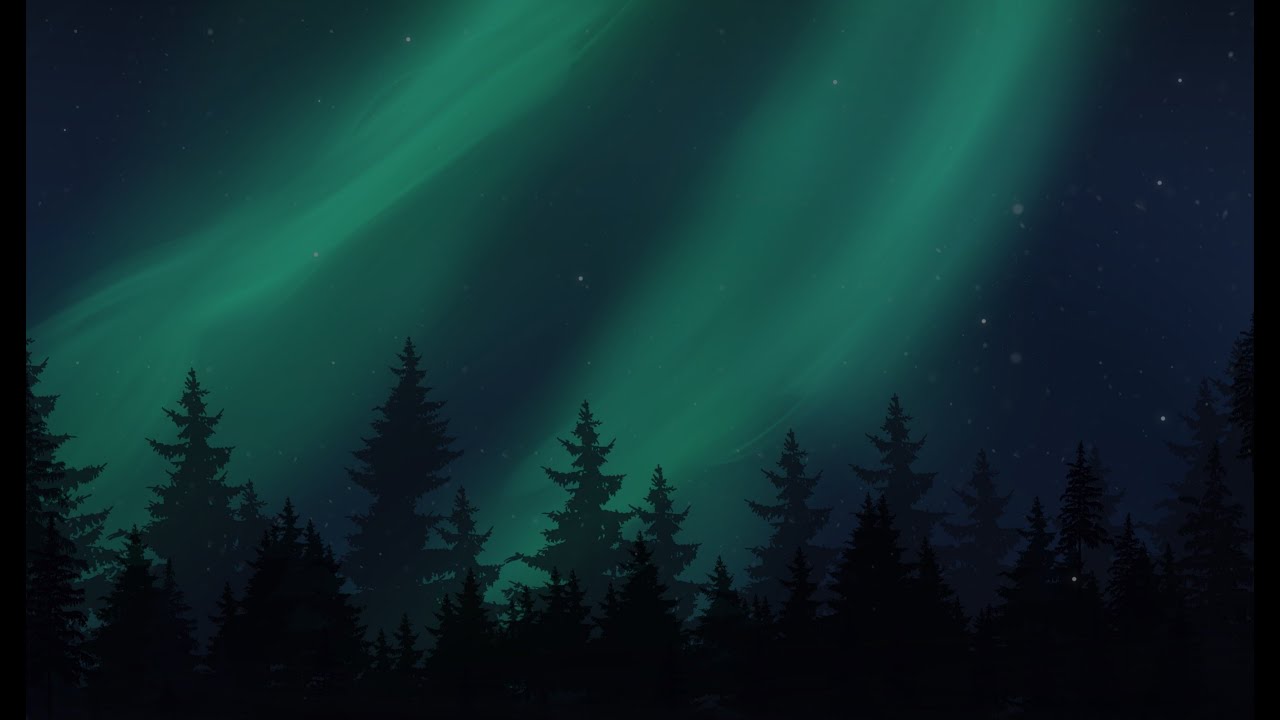 Aurora Sky: Procreate Speedpaint