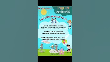 Lagu berbaris | lagu sebelum masuk kelas
